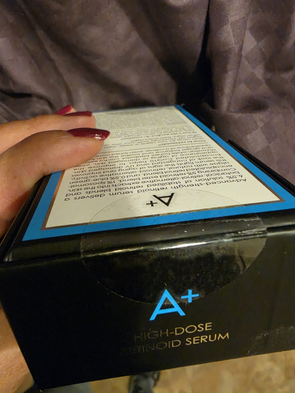 Sunday Riley A+ High-Dose Retinoid Serum - White & Blue Box, Never Opened - Picture 2 of 3